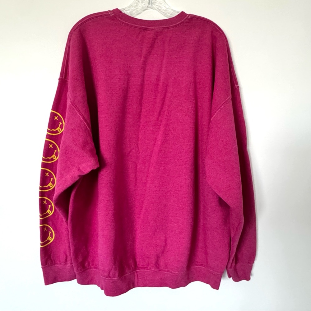 Pink Nirvana Urban Outfitters Sweatshirt Small Medium - Picture 4 of 4